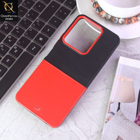Vivo Y35 Cover - Design 1 - New Hybrid Style Dual Pc + Tpu Protective Case