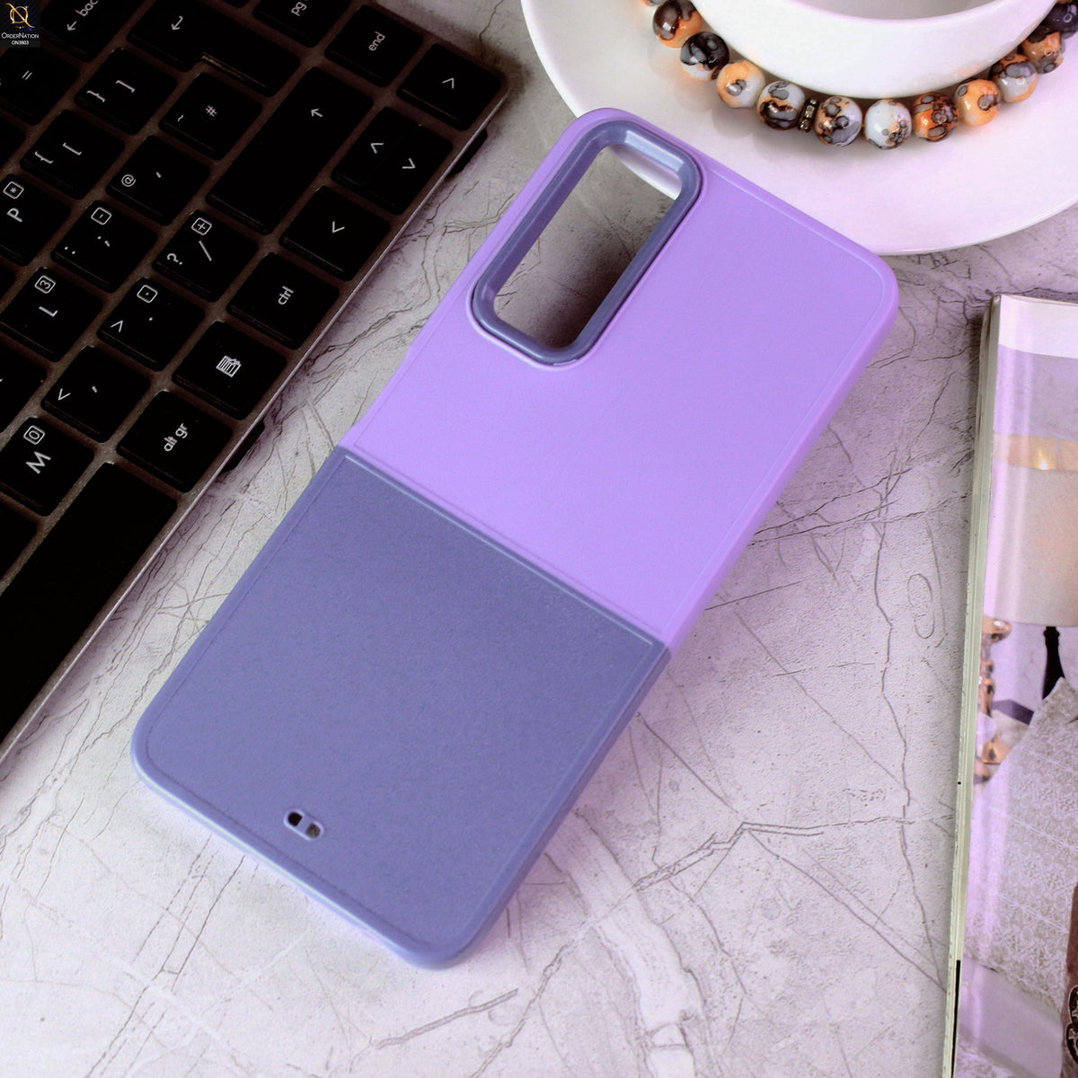 Vivo Y53s 4G Cover - Design 2 - New Hybrid Style Dual Pc + Tpu Protective Case
