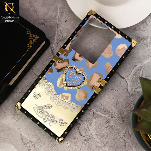 Infinix Note 30 Cover - Design4 -Heart Bling Diamond Glitter Soft TPU Trunk Case With Ring Holder