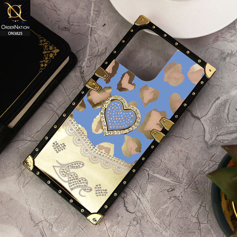 iPhone 15 Pro Max Cover - Design4 -Heart Bling Diamond Glitter Soft TPU Trunk Case With Ring Holder