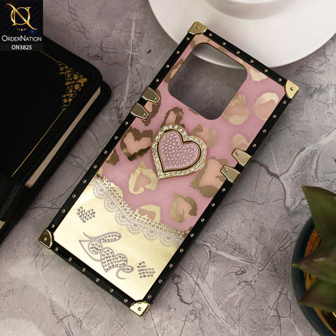 Xiaomi Redmi 12C Cover - Design 1 - Heart Bling Diamond Glitter Soft TPU Trunk Case With Ring Holder