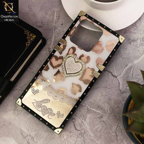 Xiaomi Poco C55 Cover - Design 2 - Heart Bling Diamond Glitter Soft TPU Trunk Case With Ring Holder