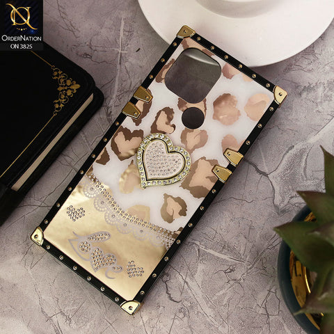 Xiaomi Redmi A2 Plus Cover - Design 2 - Heart Bling Diamond Glitter Soft TPU Trunk Case With Ring Holder
