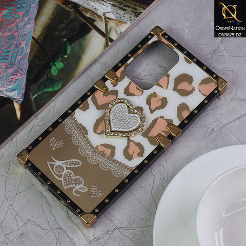 Samsung Galaxy A23 5G Cover - Design 2 - Heart Bling Diamond Glitter Soft TPU Trunk Case With Ring Holder
