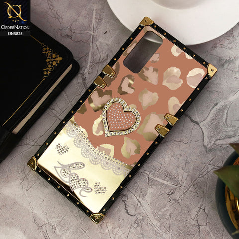 Vivo Y20a Cover - Design5 -Heart Bling Diamond Glitter Soft TPU Trunk Case With Ring Holder