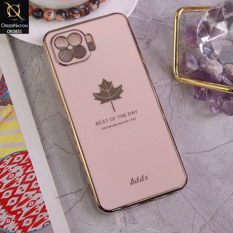 Oppo Reno4 Lite Cover - Design 9 - New Electroplating Borders Maple Leaf Camera Protection Soft Silicone Case