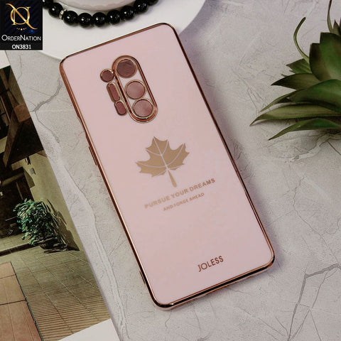 OnePlus 8 Pro Cover - Design 9 - New Electroplating Borders Maple Leaf Camera Protection Soft Silicone Case
