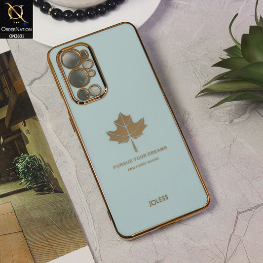 OnePlus 9 Pro Cover - Design 13 - New Electroplating Borders Maple Leaf Camera Protection Soft Silicone Case