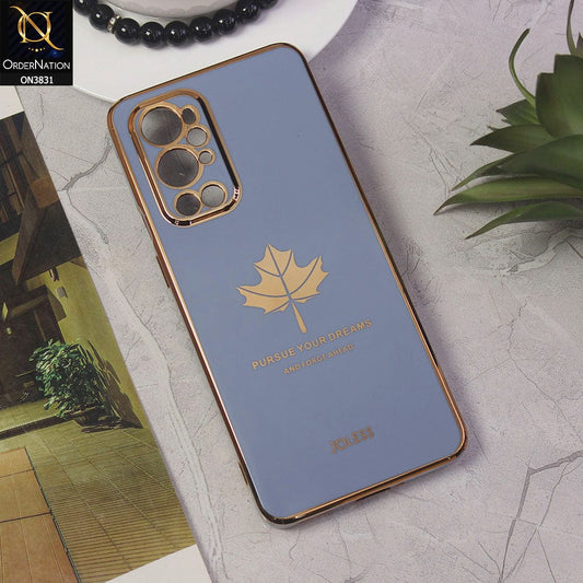 OnePlus 9 Pro Cover - Design 4 - New Electroplating Borders Maple Leaf Camera Protection Soft Silicone Case