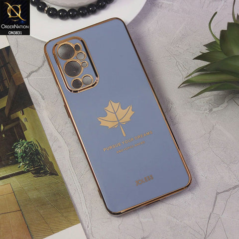 OnePlus 9 Pro Cover - Design 4 - New Electroplating Borders Maple Leaf Camera Protection Soft Silicone Case