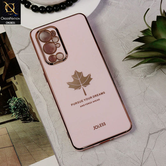 OnePlus 9 Pro Cover - Design 9 - New Electroplating Borders Maple Leaf Camera Protection Soft Silicone Case