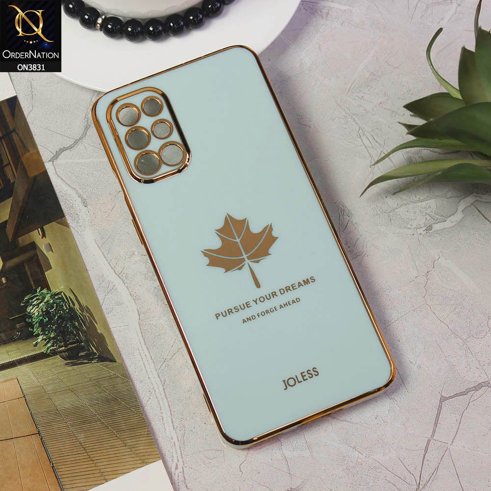 OnePlus 9R Cover - Design 13 - New Electroplating Borders Maple Leaf Camera Protection Soft Silicone Case