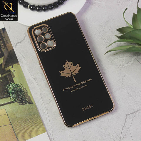 OnePlus 9R Cover - Design 1 - New Electroplating Borders Maple Leaf Camera Protection Soft Silicone Case