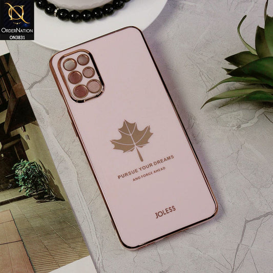 OnePlus 9R Cover - Design 9 - New Electroplating Borders Maple Leaf Camera Protection Soft Silicone Case