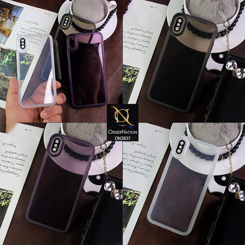 iPhone 11 Cover - Purple - New Colored Soft Silicone Borders with Camera Bumper Lense Protective Case