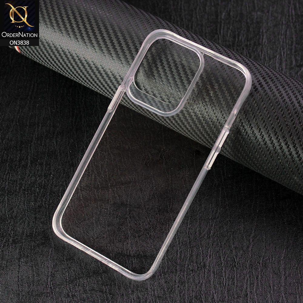 iPhone 13 Pro Cover - Premium Quality No Yellowing Drop Tested Tpu+Pc Clear Soft Edges