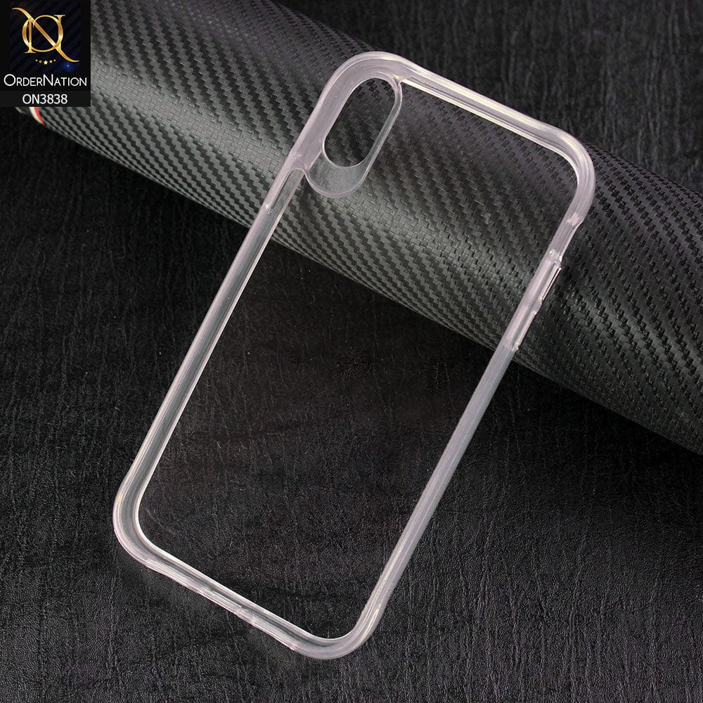 iPhone XS / X Cover - Premium Quality No Yellowing Drop Tested Tpu+Pc Clear Soft Edges