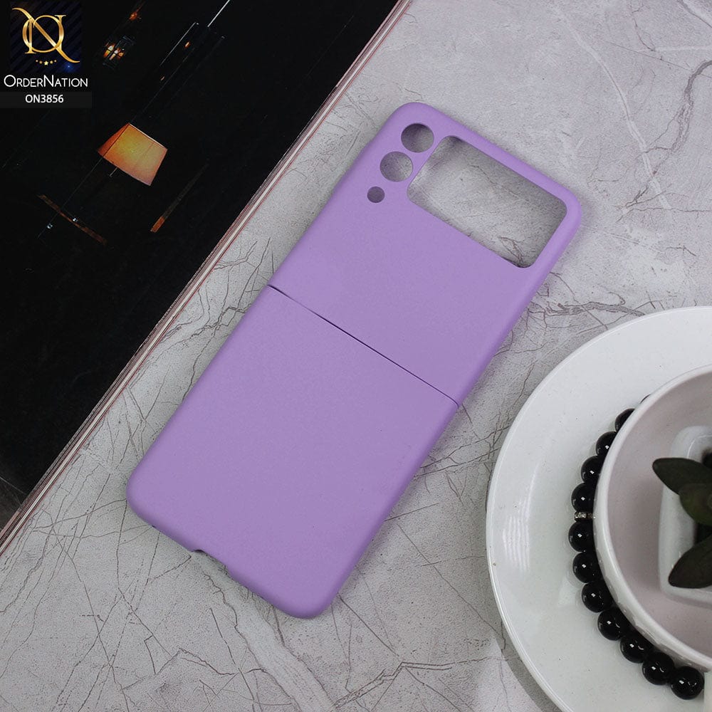 Samsung Galaxy Z Flip 3 5G Cover - Purple - Ultra Thin Matte Pc Camera Protection Case