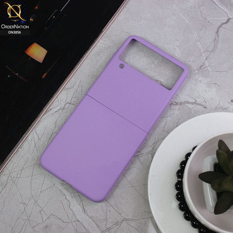 Samsung Galaxy Z Flip 4 5G Cover - Purple - Ultra Thin Matte Pc Camera Protection Case