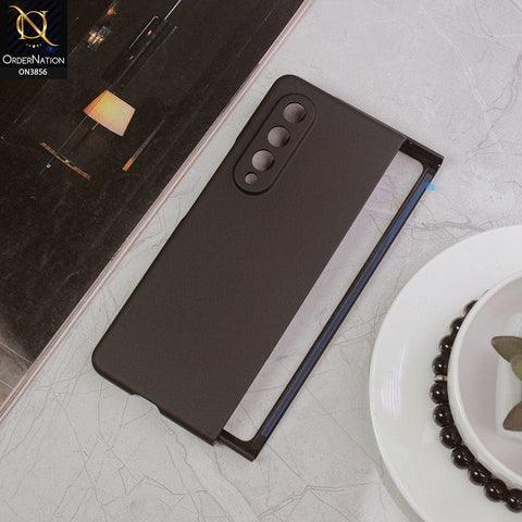 Samsung Galaxy Z Fold 3 5G Cover - Black - Ultra Thin Matte Pc Camera Protection Case