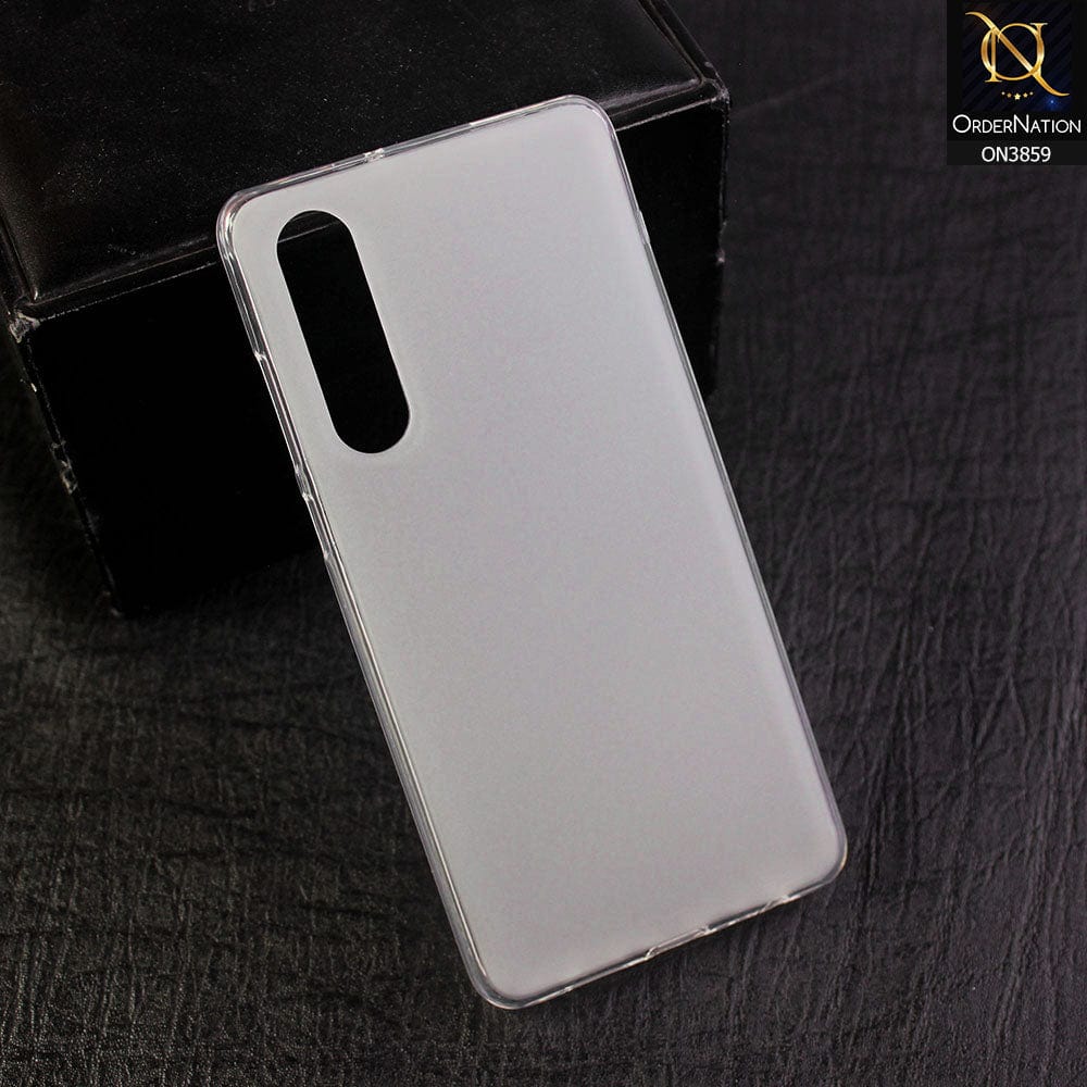 Huawei P30 - All New Soft Silicone  Semi Transparent Round Borders Case
