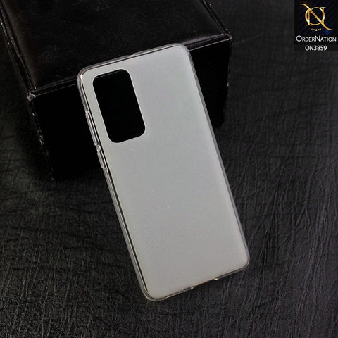 Huawei P40 - All New Soft Silicone  Semi Transparent Round Borders Case