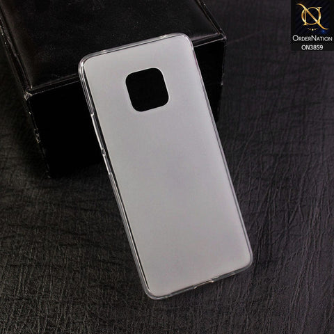 Huawei Mate 20 Pro - All New Soft Silicone  Semi Transparent Round Borders Case