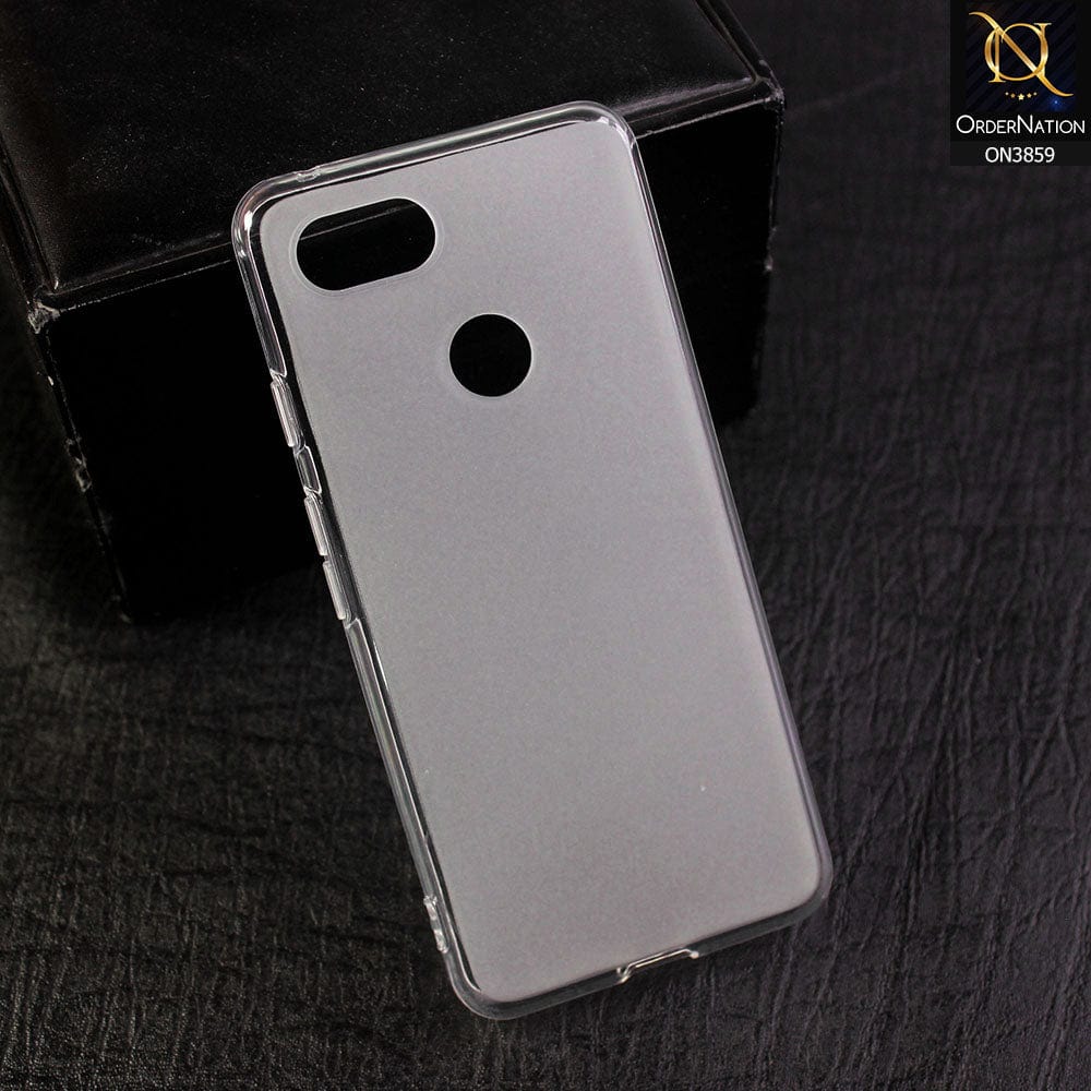 Google Pixel 3 - All New Soft Silicone  Semi Transparent Round Borders Case