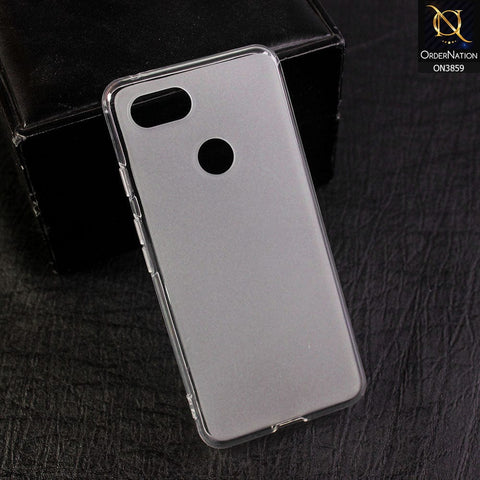 Google Pixel 3 - All New Soft Silicone  Semi Transparent Round Borders Case