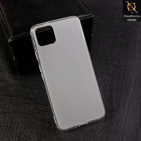 Google Pixel 4 XL - All New Soft Silicone  Semi Transparent Round Borders Case
