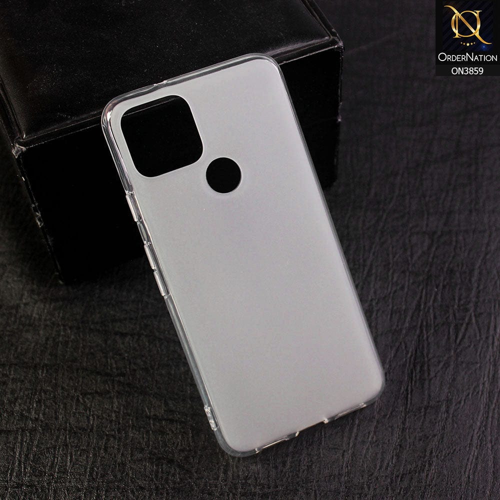Google Pixel 5 - All New Soft Silicone  Semi Transparent Round Borders Case