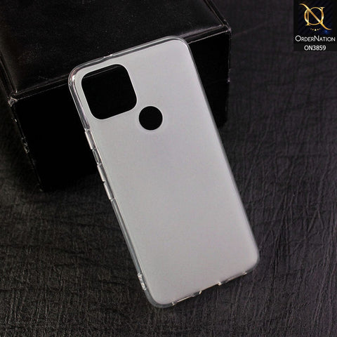 Google Pixel 5 - All New Soft Silicone  Semi Transparent Round Borders Case