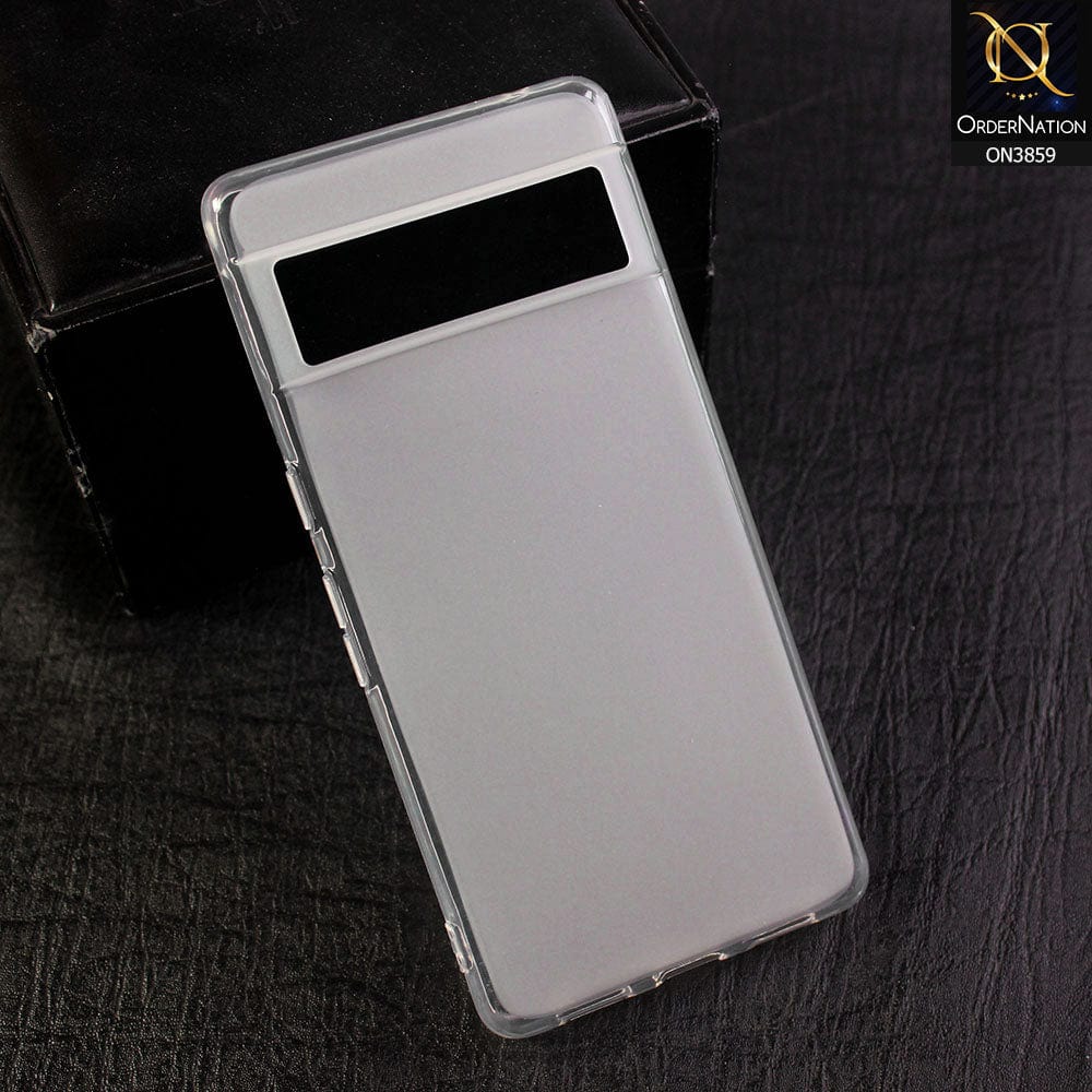 Google Pixel 6 Pro - All New Soft Silicone  Semi Transparent Round Borders Case