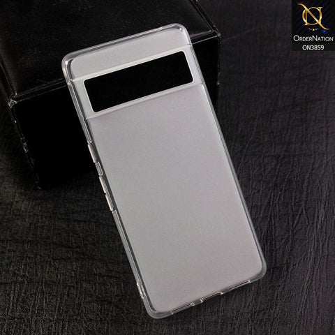 Google Pixel 7 - All New Soft Silicone  Semi Transparent Round Borders Case
