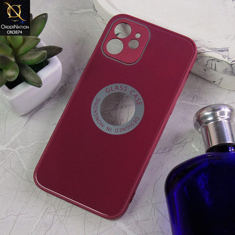 iPhone 12  Cover - Design 5  - New Shine Soft Borders Camera Bumper Protection Glossy Logo Hole Case