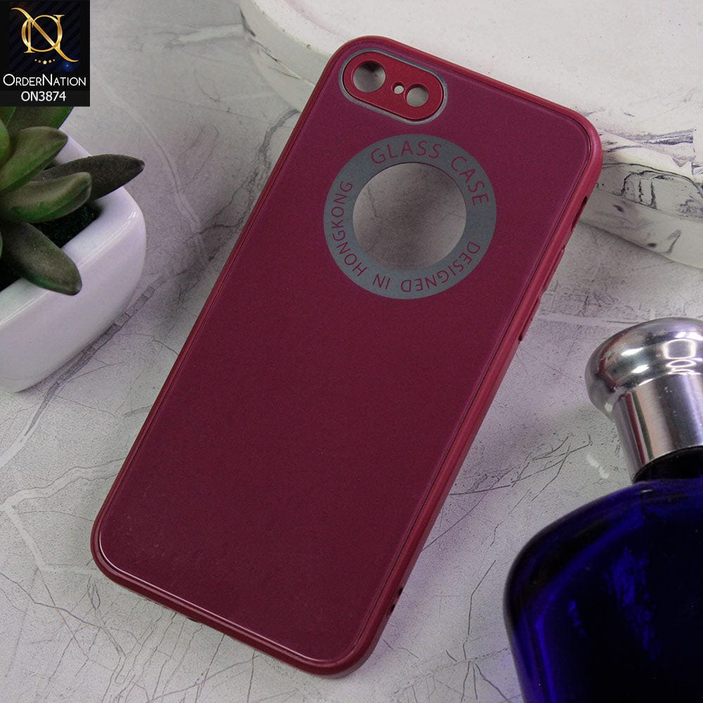 iPhone SE 2020  Cover - Design 5  - New Shine Soft Borders Camera Bumper Protection Glossy Logo Hole Case