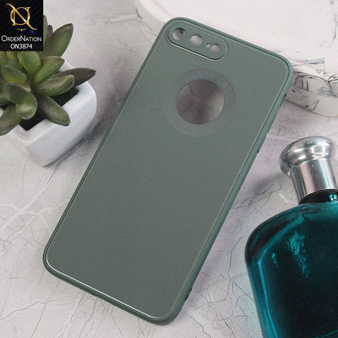 iPhone 8 Plus / 7 Plus  Cover - Design 4 - New Shine Soft Borders Camera Bumper Protection Glossy Logo Hole Case
