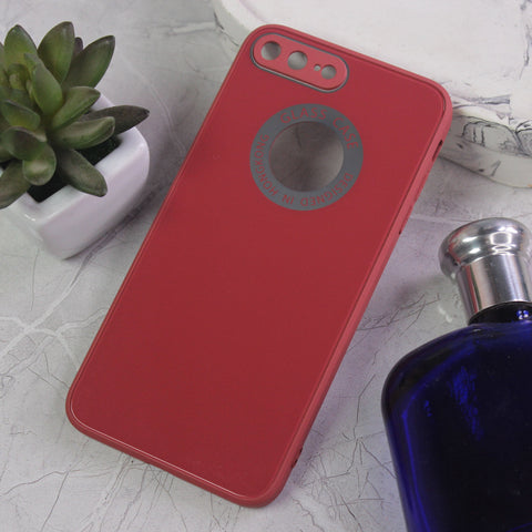 iPhone 8 Plus / 7 Plus  Cover - Design 10 - New Shine Soft Borders Camera Bumper Protection Glossy Logo Hole Case