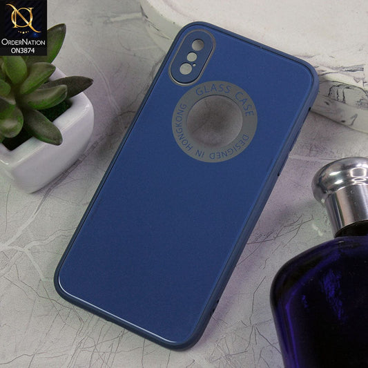 iPhone XS / X  Cover - Design 7  - New Shine Soft Borders Camera Bumper Protection Glossy Logo Hole Case
