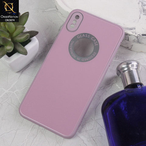 iPhone XS Max  Cover - Design 8  - New Shine Soft Borders Camera Bumper Protection Glossy Logo Hole Case