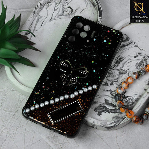 Oppo A94  Cover - Black - New Shine Soft Borders Camera Bumper Protection Glossy Logo Hole Case