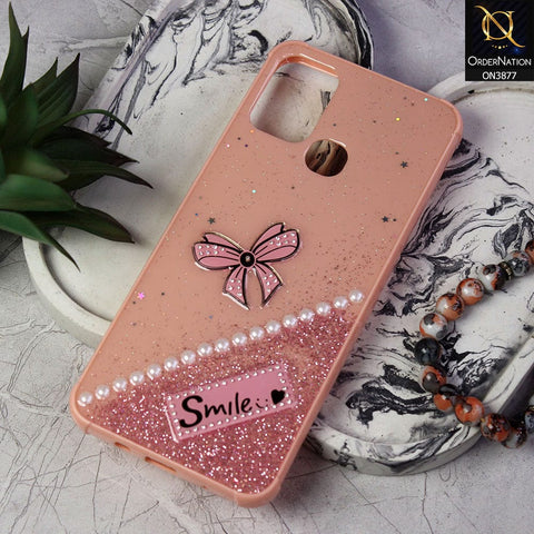 Infinix Hot 9 Play  Cover - Pink - New Shine Soft Borders Camera Bumper Protection Glossy Logo Hole Case
