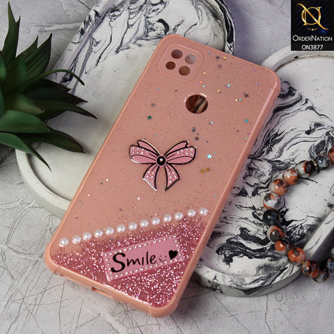 Xiaomi Redmi 9C  Cover - Pink - New Shine Soft Borders Camera Bumper Protection Glossy Logo Hole Case
