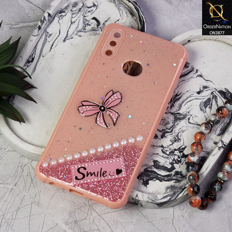 Samsung Galaxy A10s  Cover - Pink - New Shine Soft Borders Camera Bumper Protection Glossy Logo Hole Case