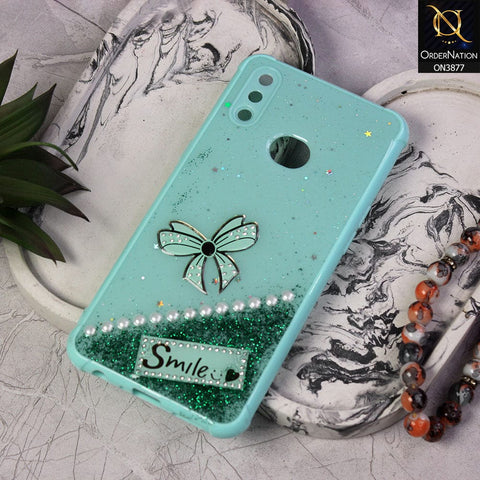 Samsung Galaxy A10s  Cover - Sea Green - New Shine Soft Borders Camera Bumper Protection Glossy Logo Hole Case