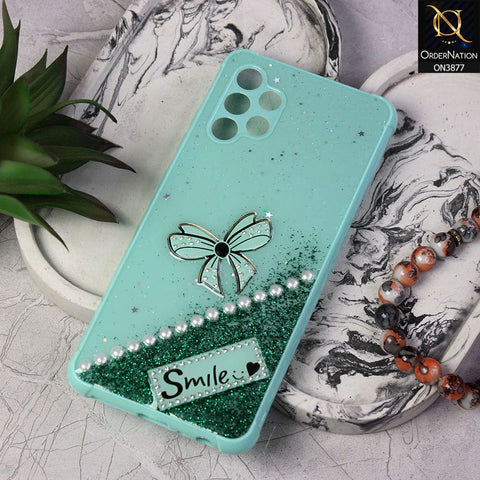 Samsung Galaxy A32 Cover - Sea Green - New Shine Soft Borders Camera Bumper Protection Glossy Logo Hole Case