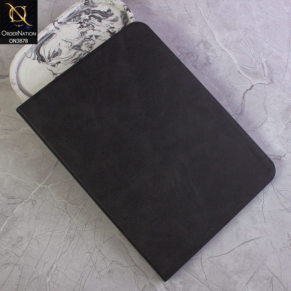 Apple iPad (2022) Cover - Black - PU Leather Texture Smart Book Foldable Case