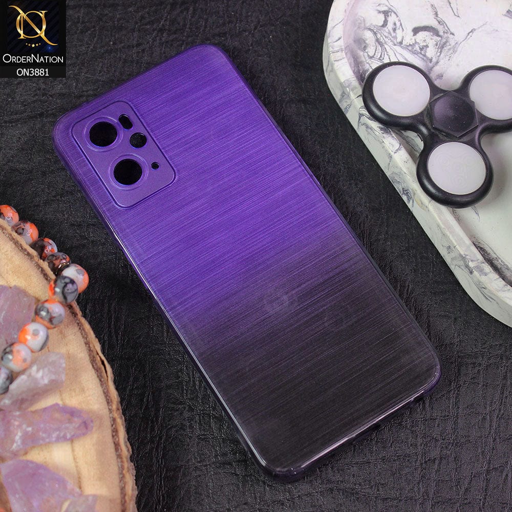 Oppo A76 Cover - Design 4 - All New Stylish Dual Color Soft Silicone Protective Case