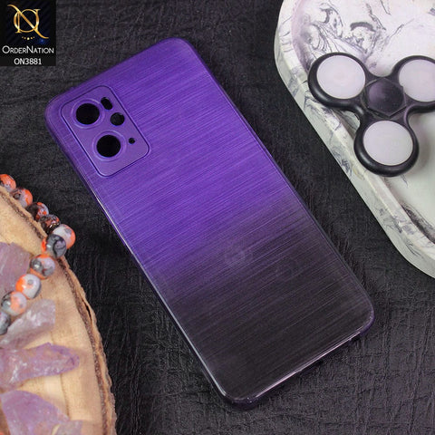 Oppo A76 Cover - Design 4 - All New Stylish Dual Color Soft Silicone Protective Case
