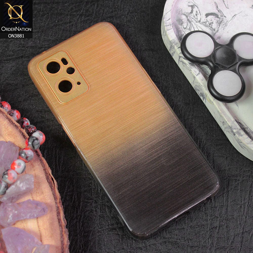 Oppo A76 Cover - Design 7 - All New Stylish Dual Color Soft Silicone Protective Case